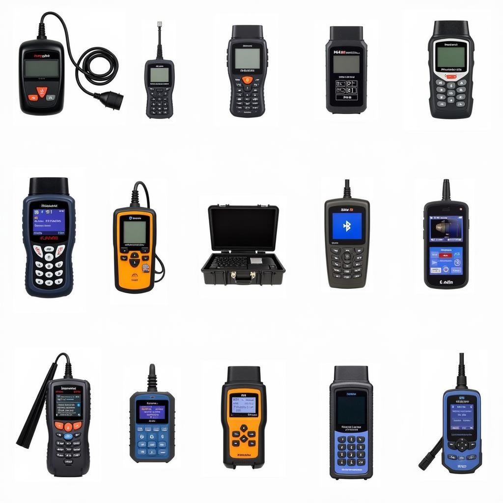 Various OBD2 Scanners on Display