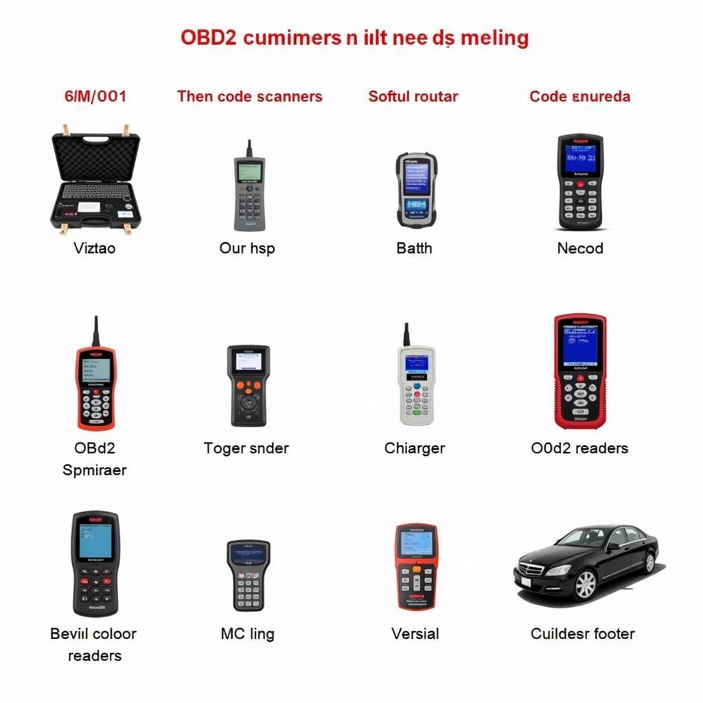 Variety of OBD2 Scanners