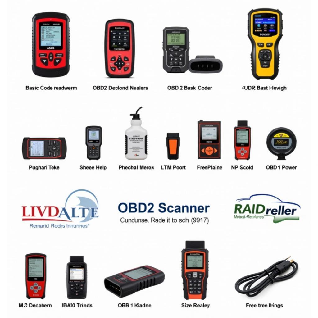 Various OBD2 Scanners