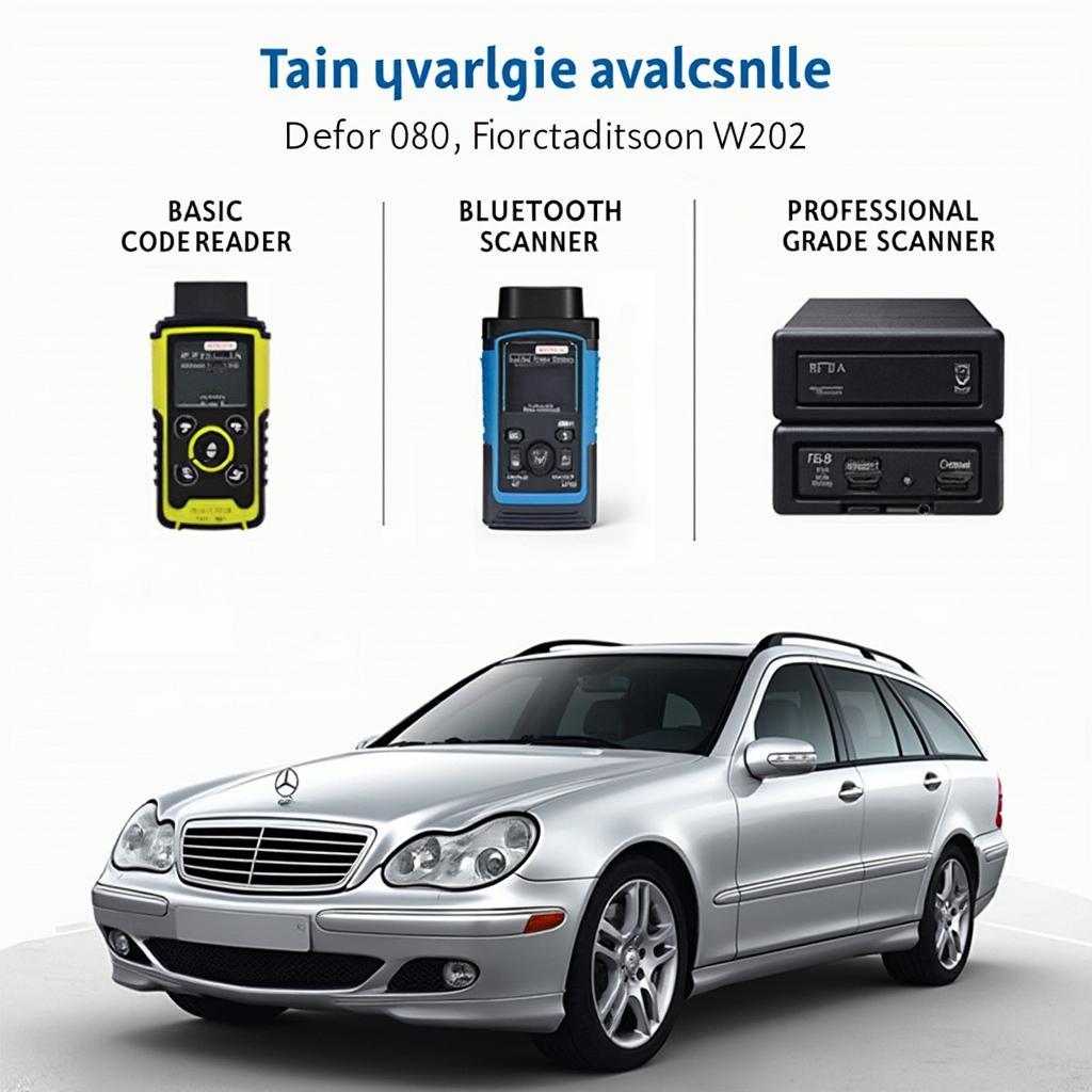 Various OBD2 Scanners for Mercedes W203