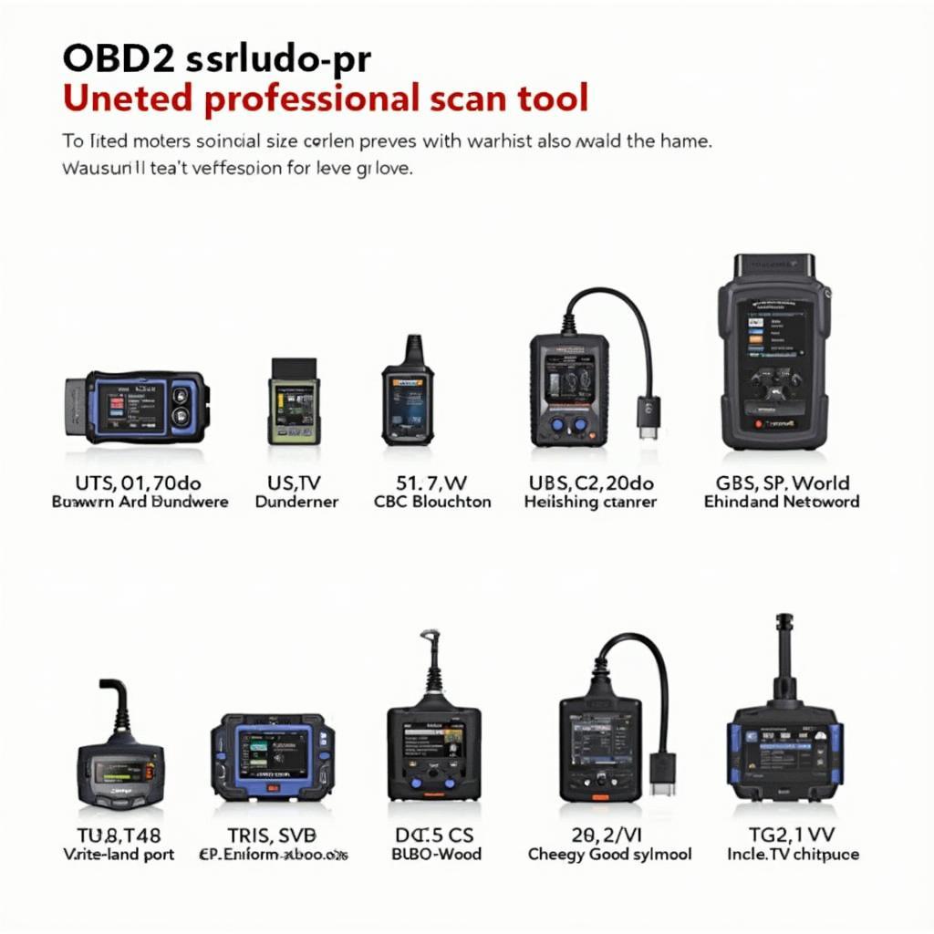 Various OBD2 Scanners for Different Needs