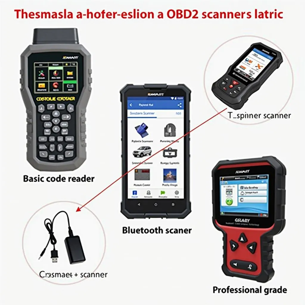 Various OBD2 Scanners suitable for Jeep JK models