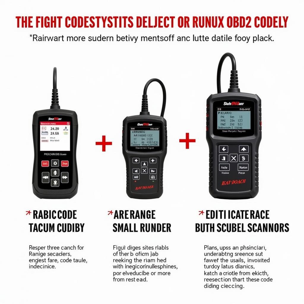 Different types of OBD2 scanners for various users