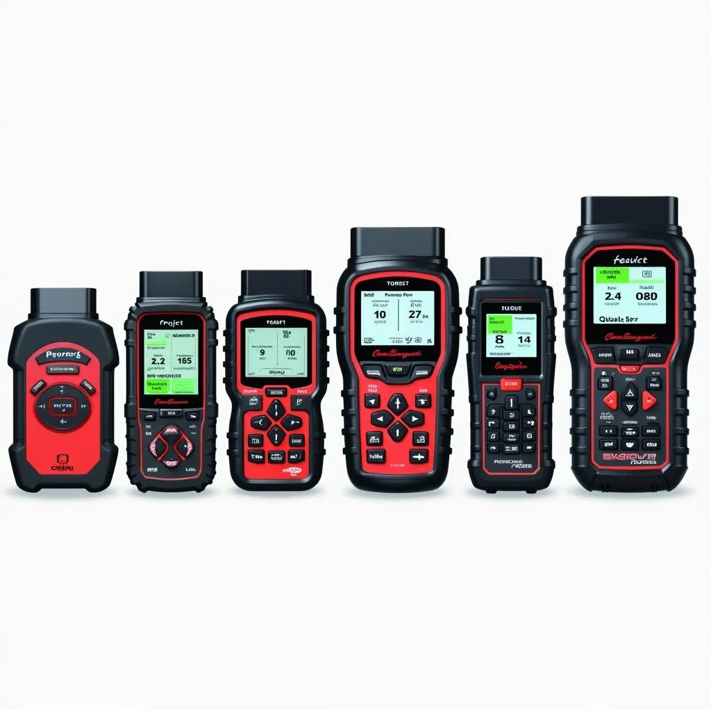 Different Types of Torque OBD2 Scanners with Varying Features and Connectivity Options