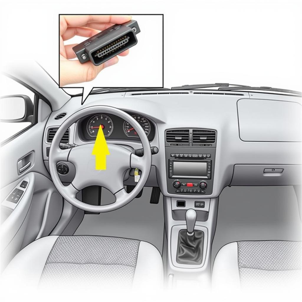 Dodge Neon OBD2 Port Location