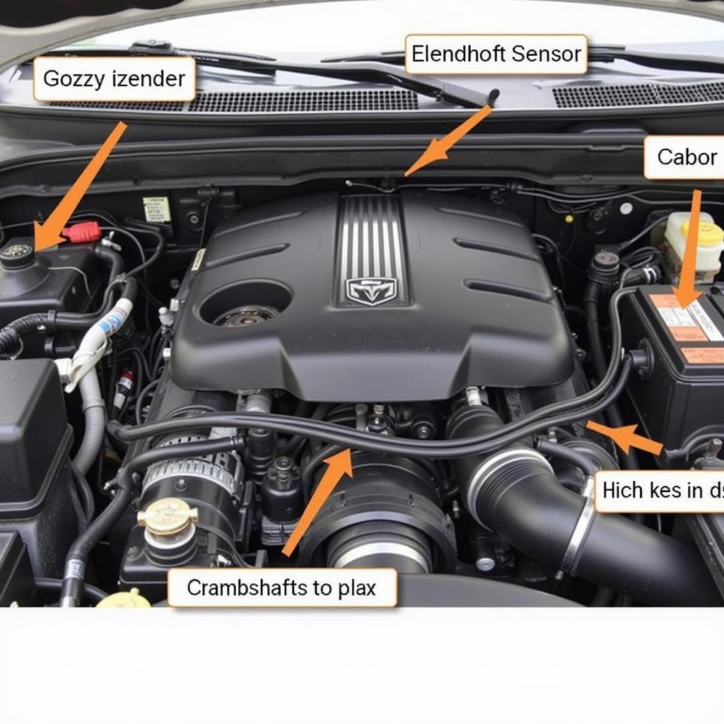 Dodge Ram Engine Bay