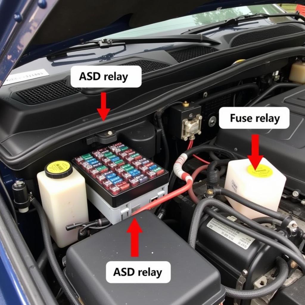 Dodge Ram Engine Compartment