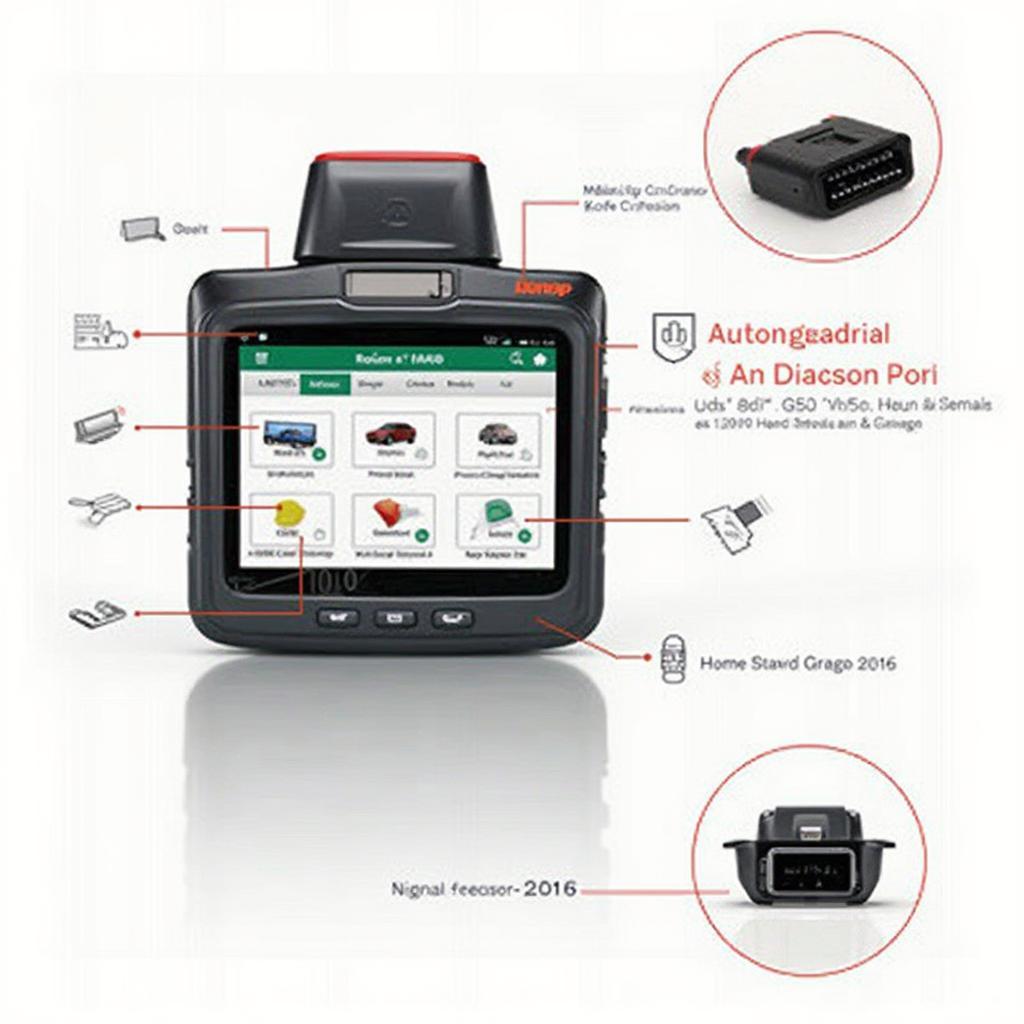 Donop U480 Scanner with Highlighted Features