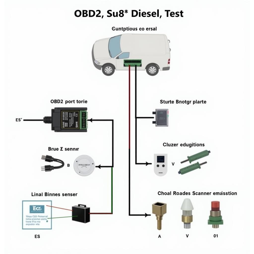 Eco OBD2 Diesel Test Components