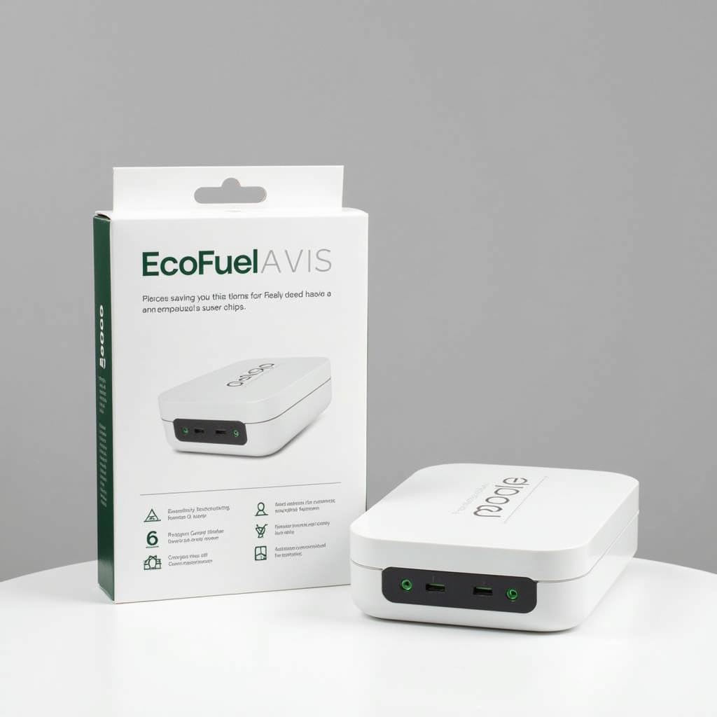 EcoFuel Avis device and packaging