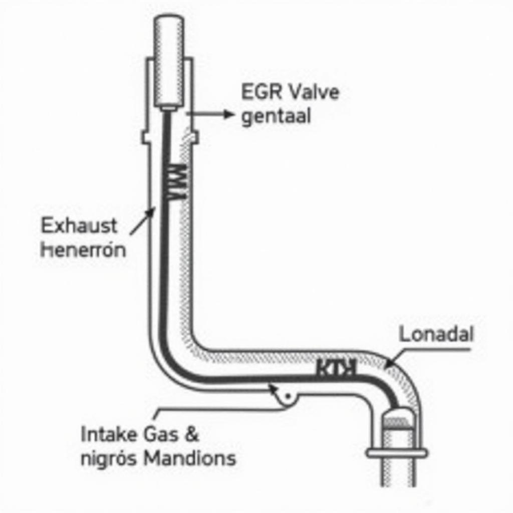 Diagram of a Vehicle EGR System 