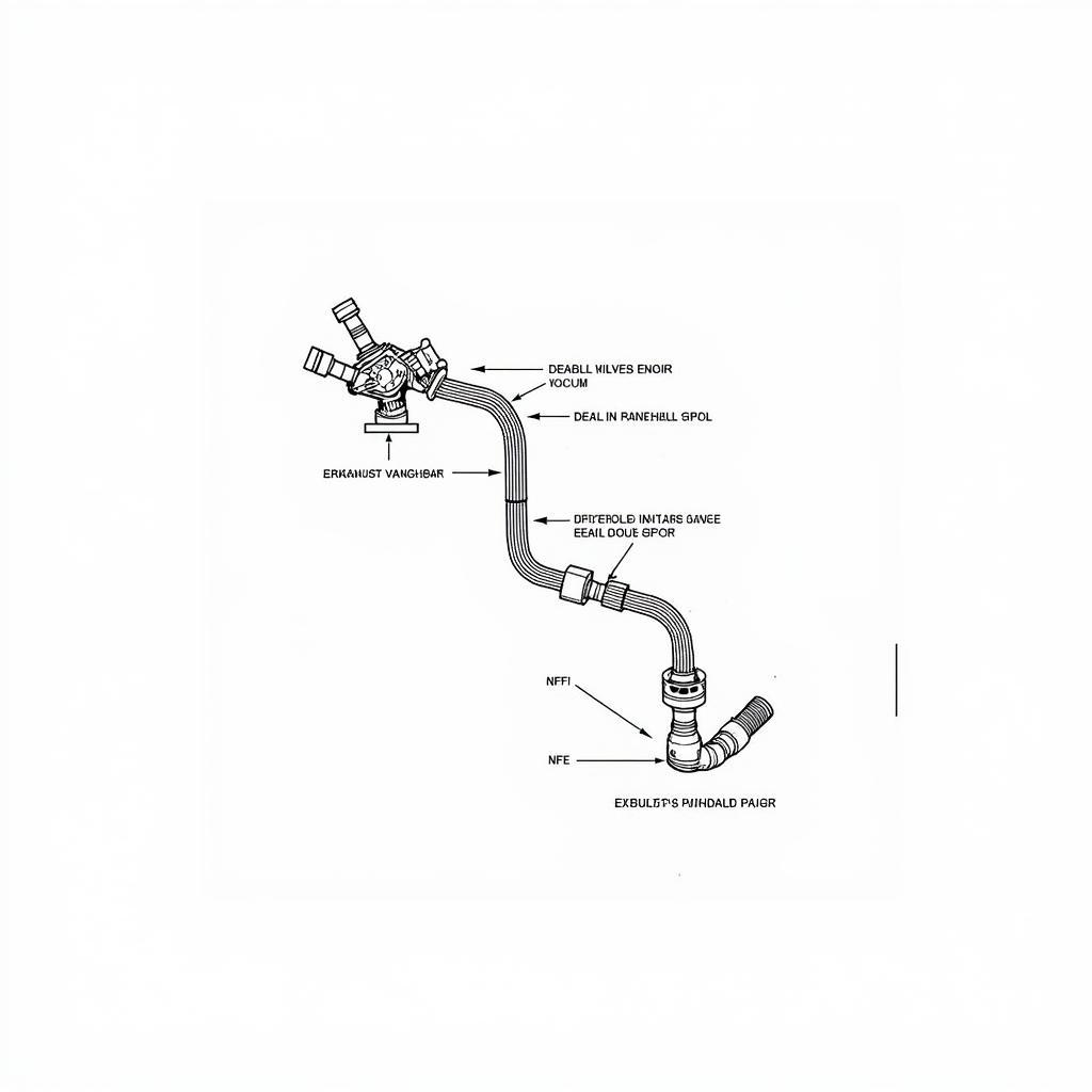 Diagram of EGR Valve and Related Components