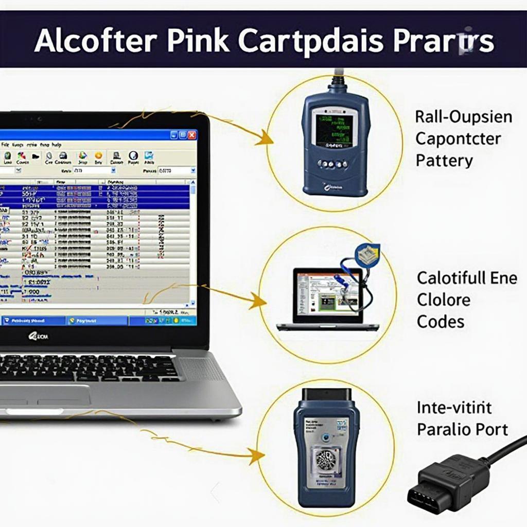 ELM327 Forscan OBD2 Adapter Performing Diagnostics