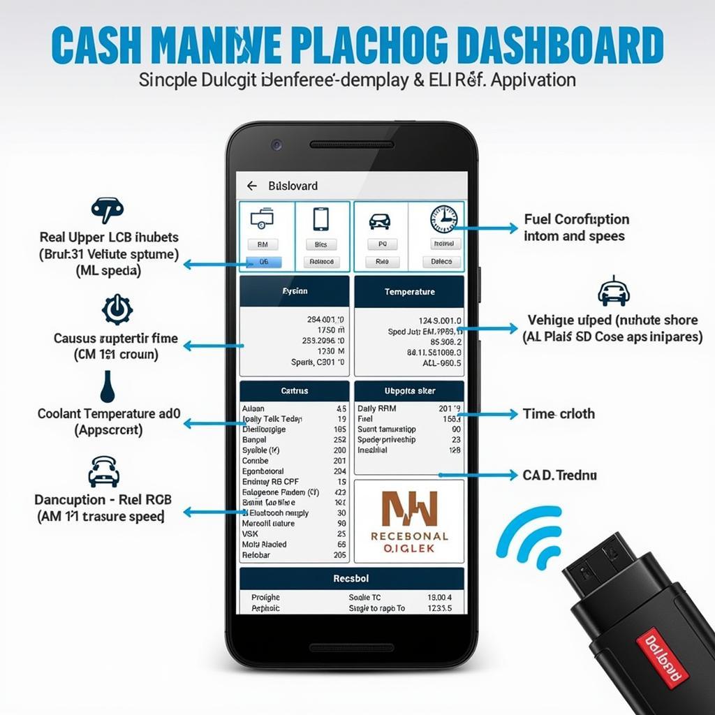 ELM327 OBD2 Bluetooth Software Dashboard