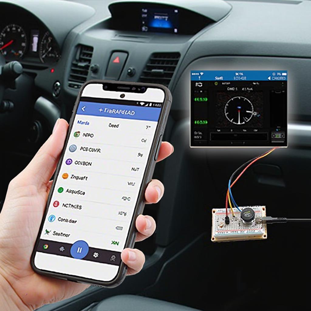 ELM327 OBD2 Scanner App Interface