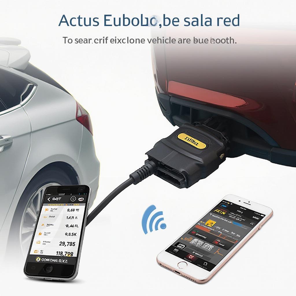 ELM327 OBD2 Scanner Bluetooth Connection to Smartphone