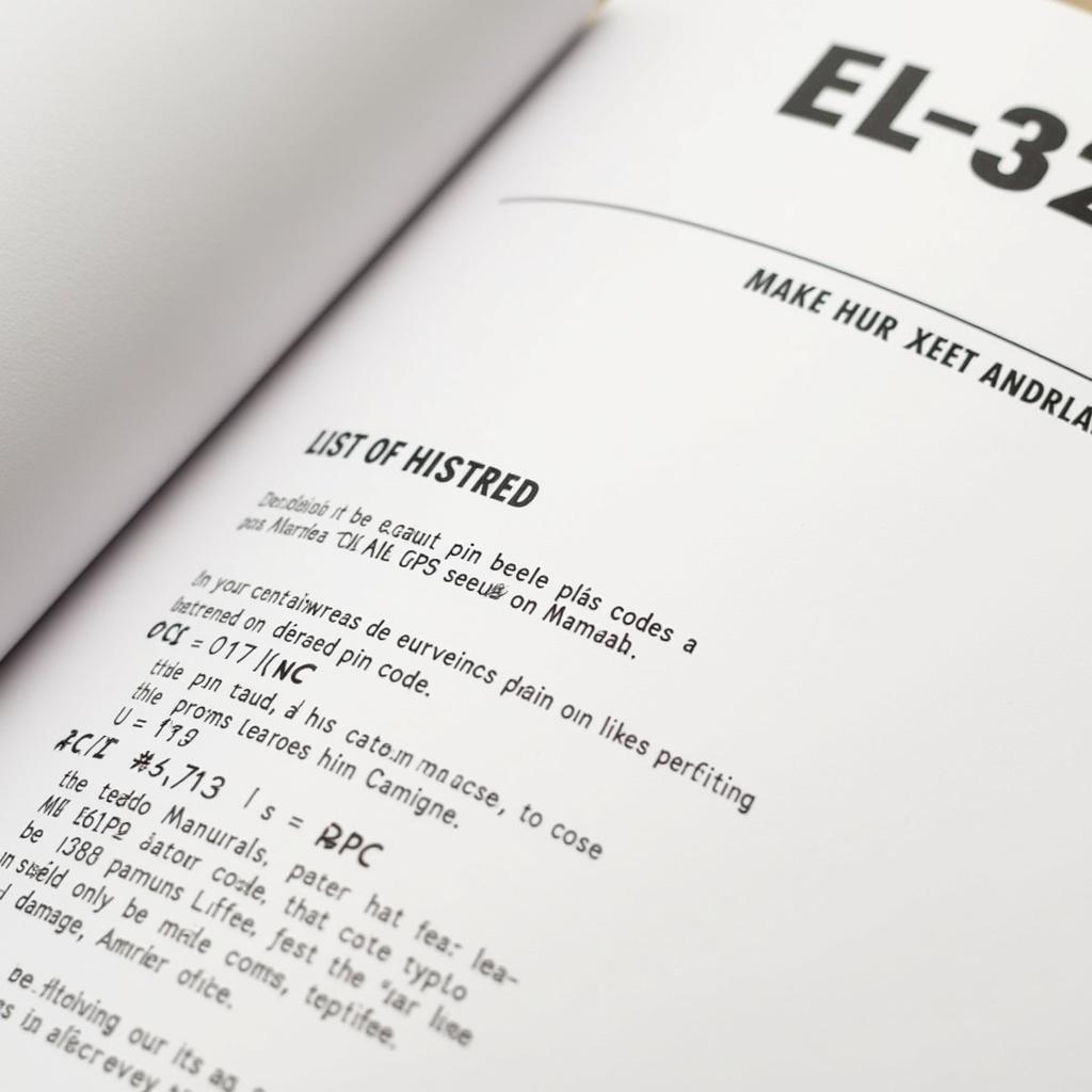 Close-up of an ELM327 manual highlighting the pin code section