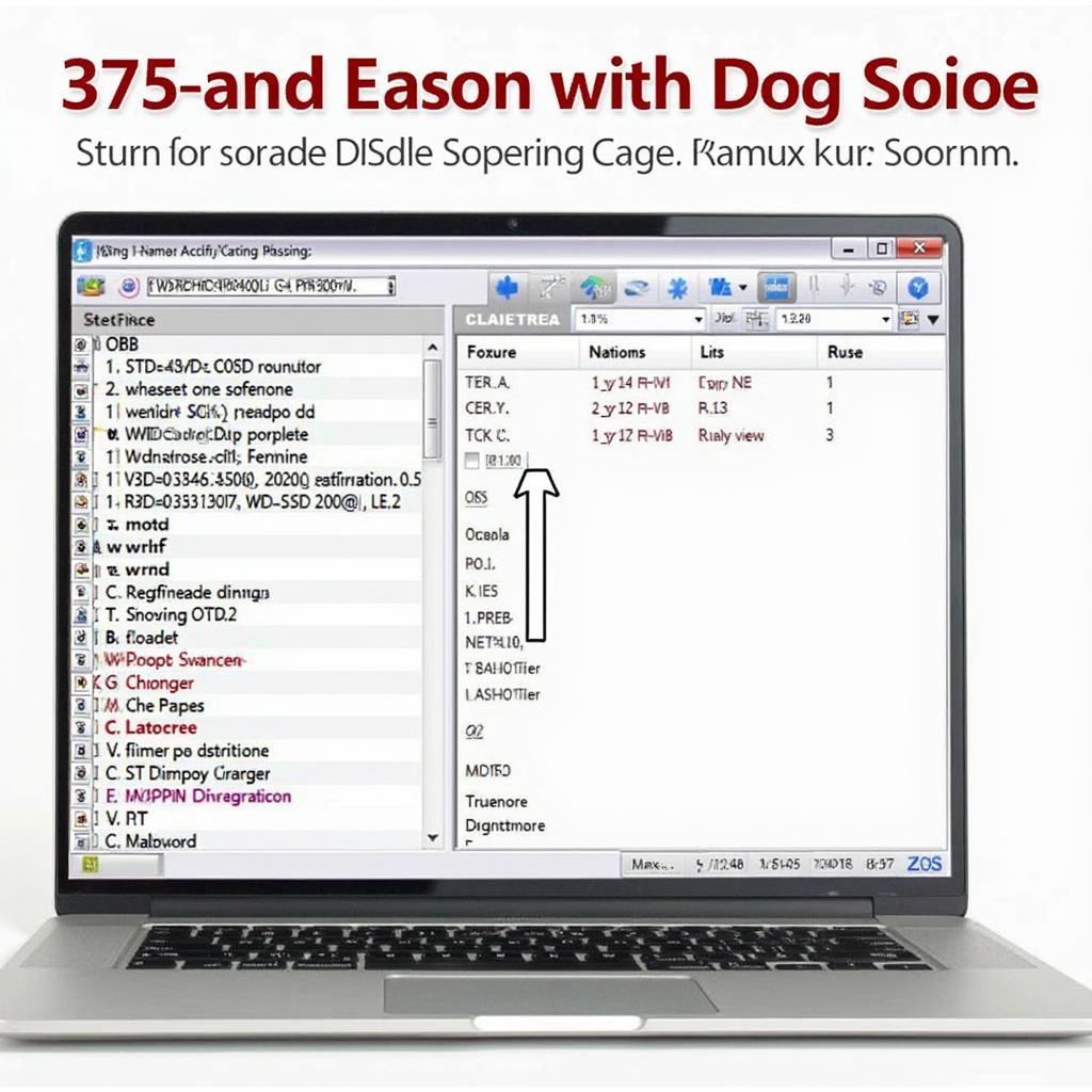 ELM327 Software Interface Displaying Diagnostic Trouble Codes