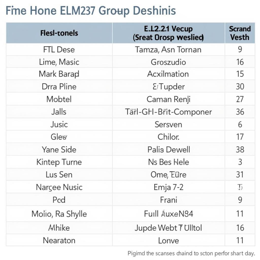 ELM327 Scanner Compatibility Chart