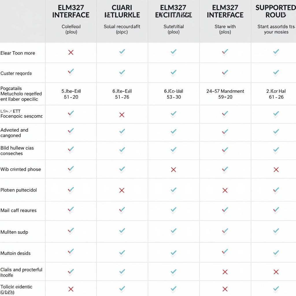 Different versions of ELM327 interfaces