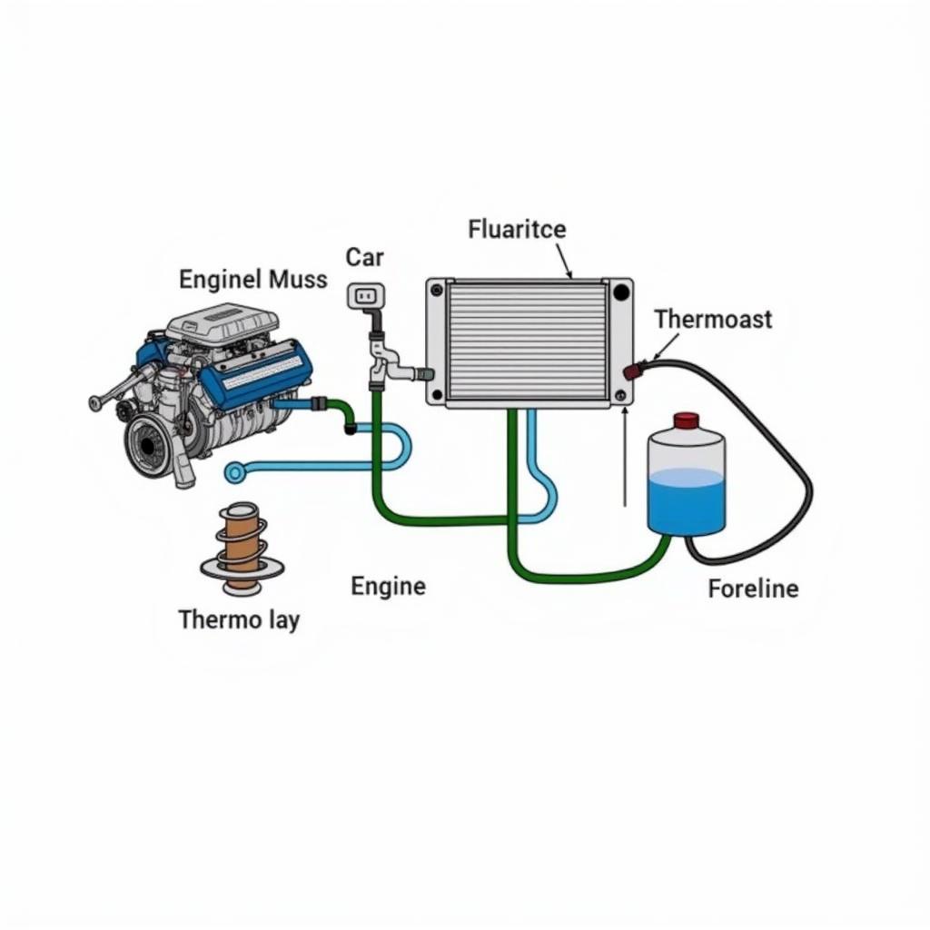 Engine Coolant System Diagram