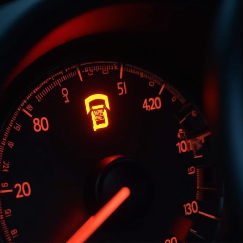 Engine Damage Warning Light