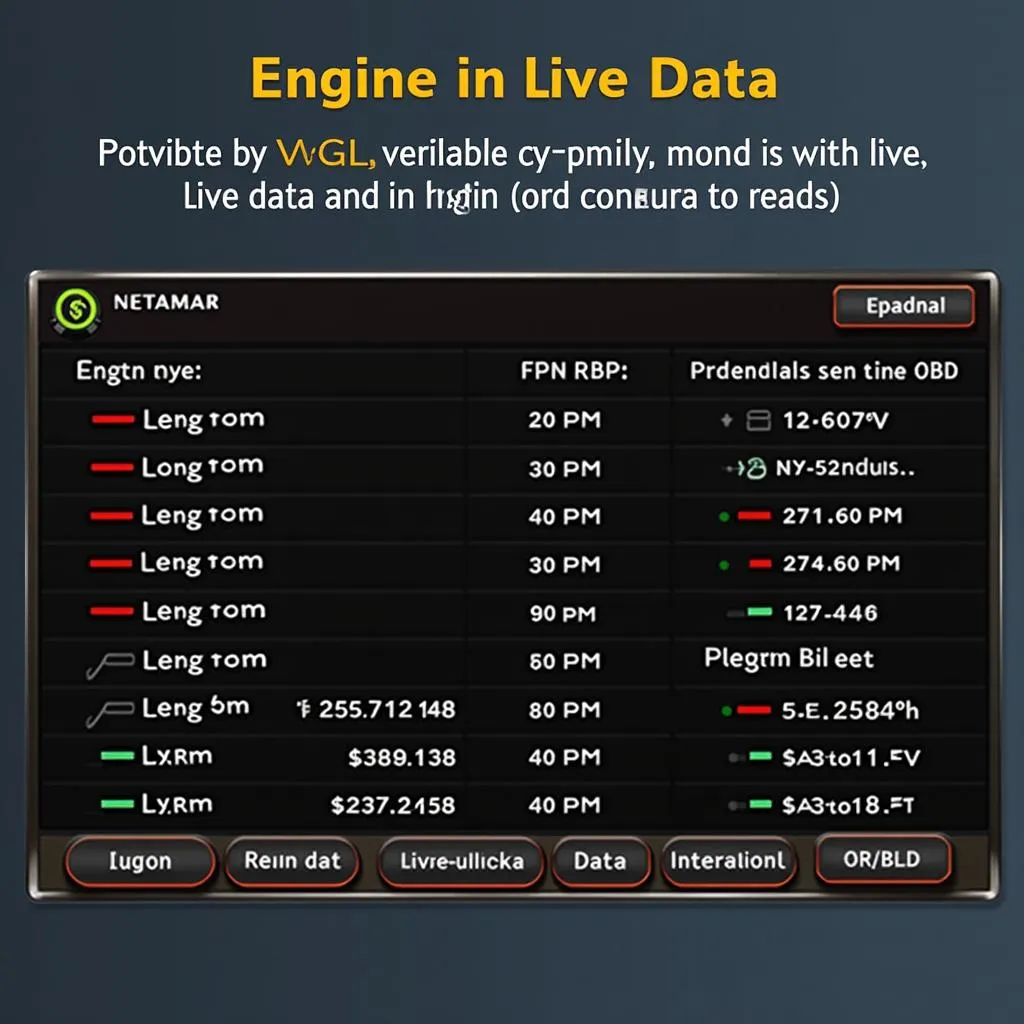 EOBD/OBD2 Live Data Dashboard