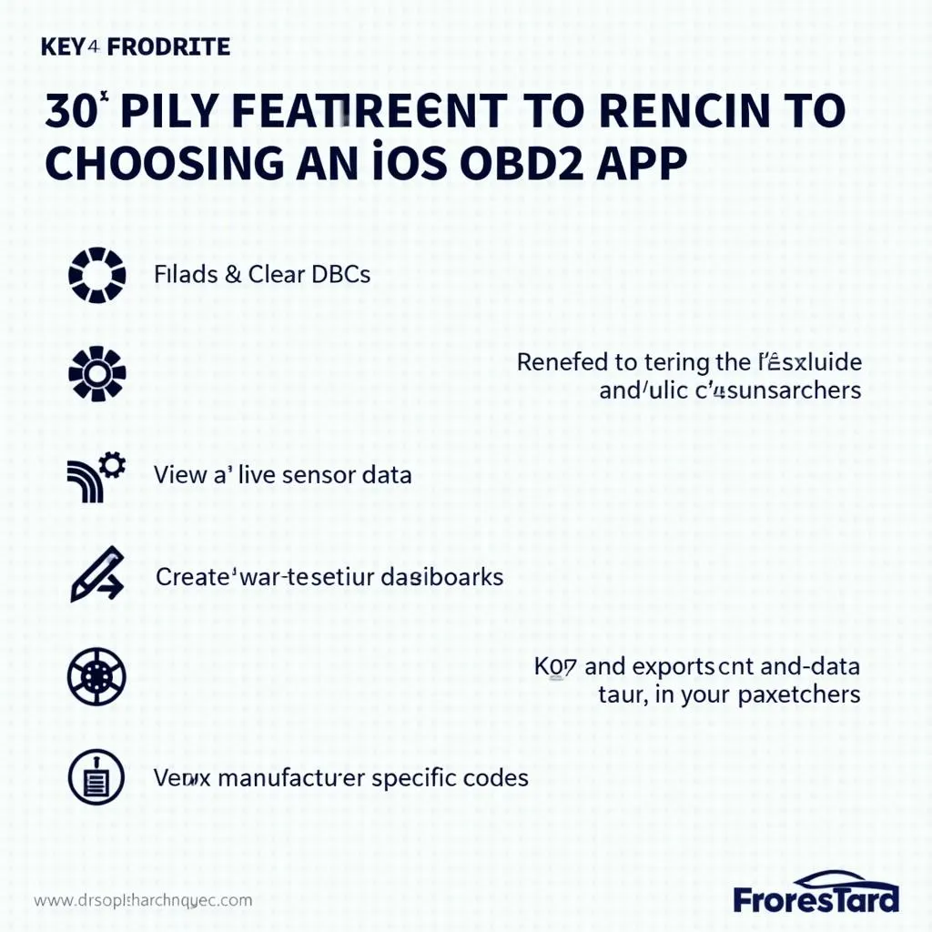 Key features of an iOS OBD2 app