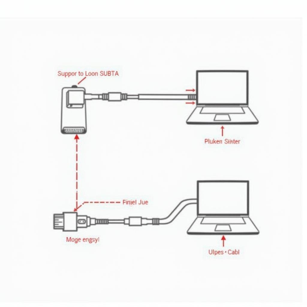 Ethernet OBD2 Adapter Setup Diagram