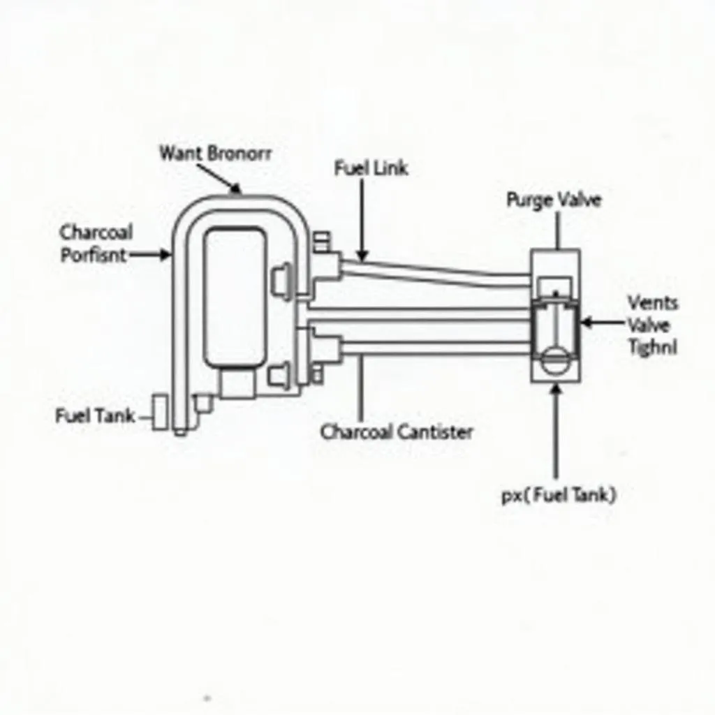 Car EVAP System Components Diagram