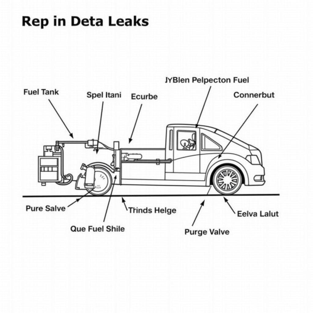 EVAP system leak diagram