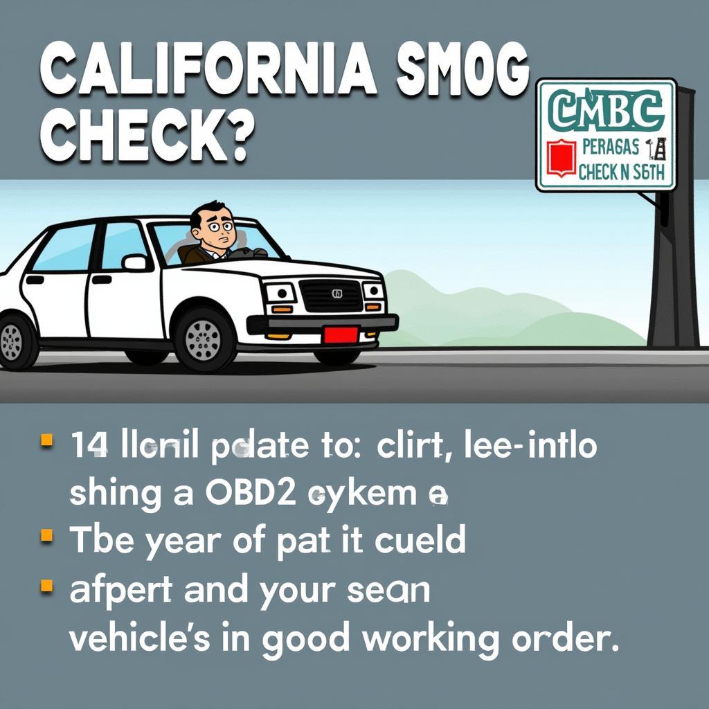 Car Fails California OBD2 Smog Check