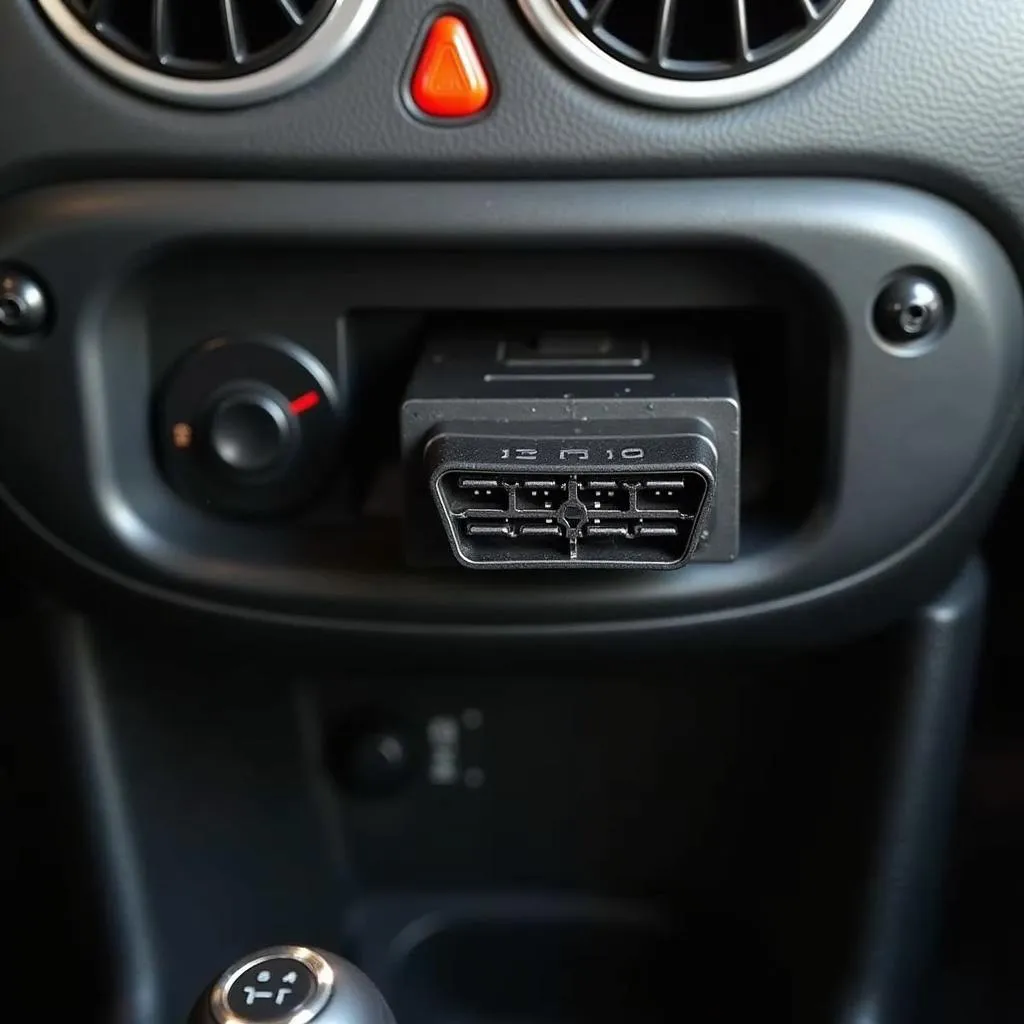 Fiat 500 OBD2 Port Location