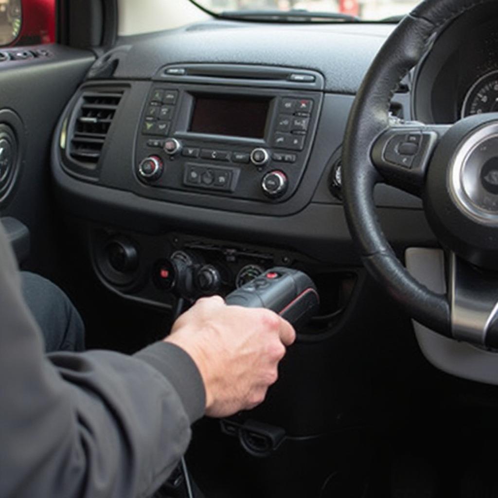 Connecting an OBD2 Scanner to a Fiat 500