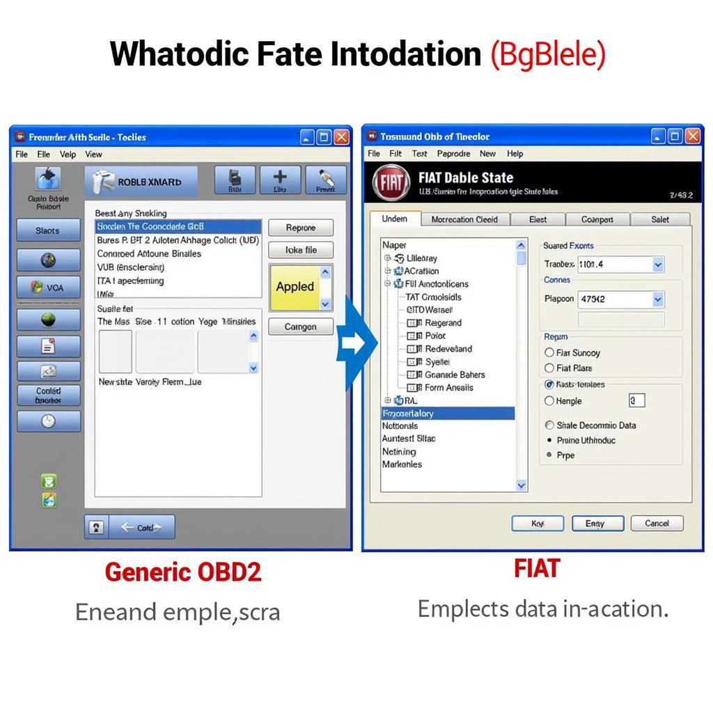 Fiat OBD2 Software Types