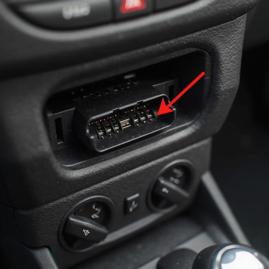 Fiat Punto OBD2 Port Location