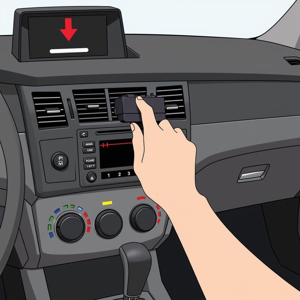 Locating the OBD2 port in a car