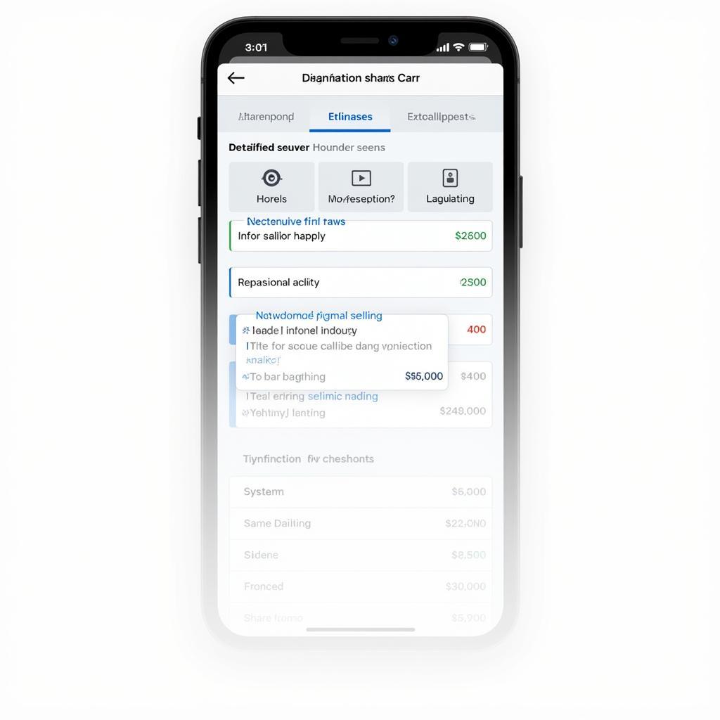 Fixd app interface displaying car diagnostics on a smartphone