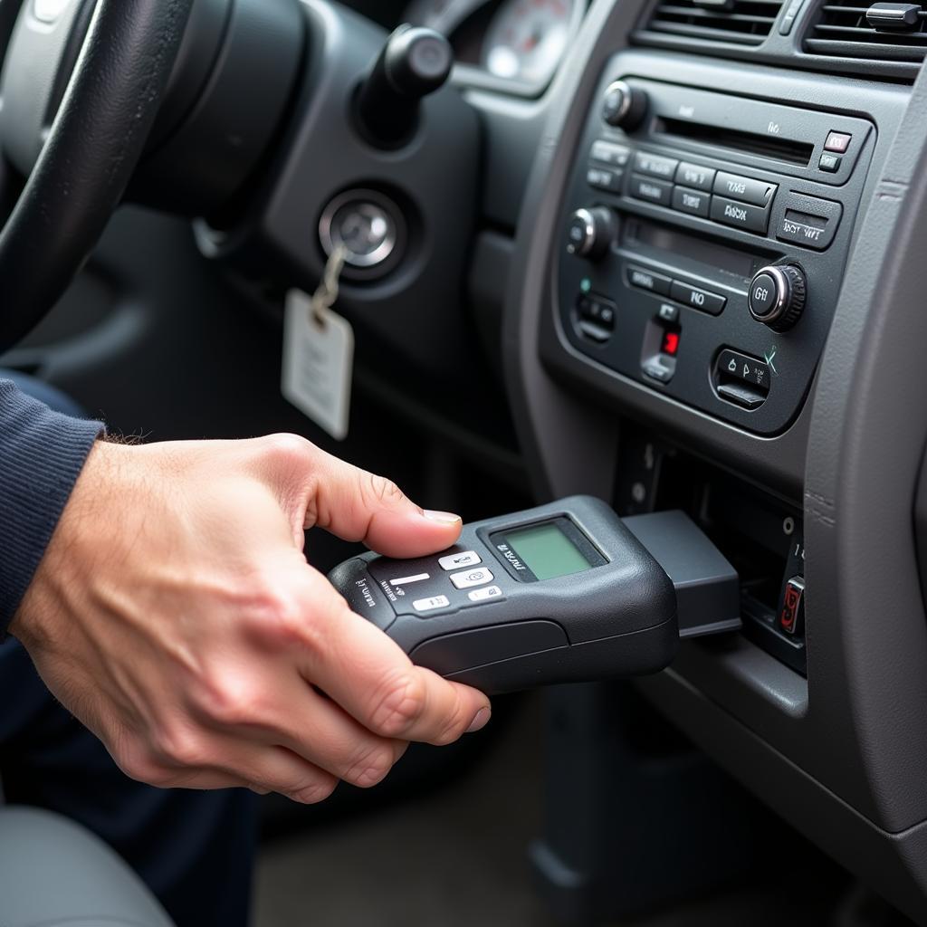 Connecting an OBD2 Scanner to a Ford Escape