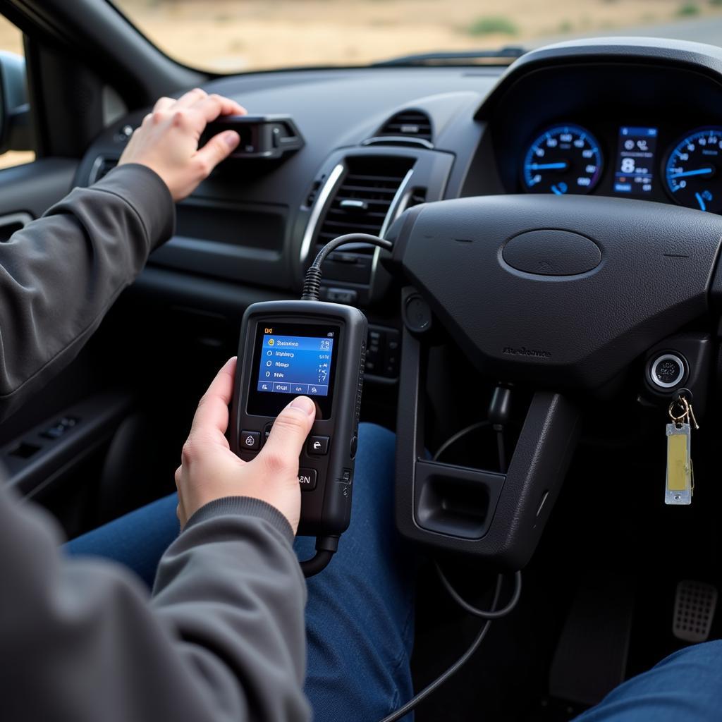 Using an OBD2 Scanner on a Ford Escape