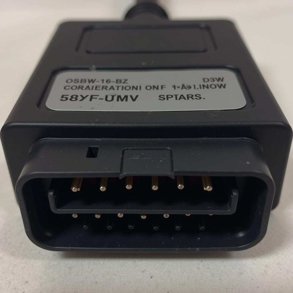 Ford Focus OBD2 Connector Close Up