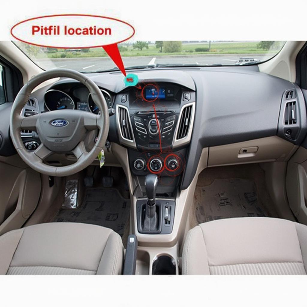 Ford Focus OBD2 Port Location