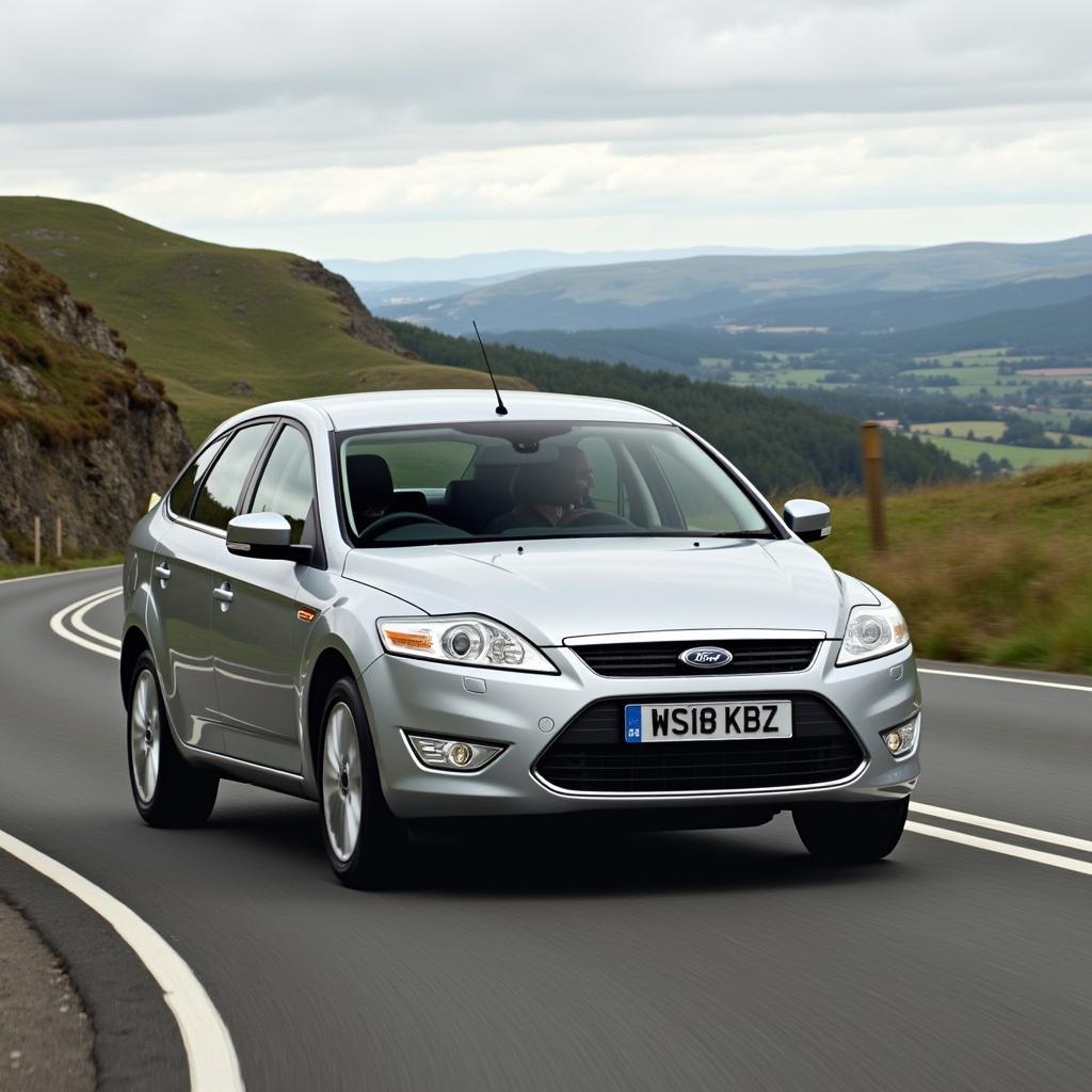 Ford Mondeo Mk3 Driving on Open Road