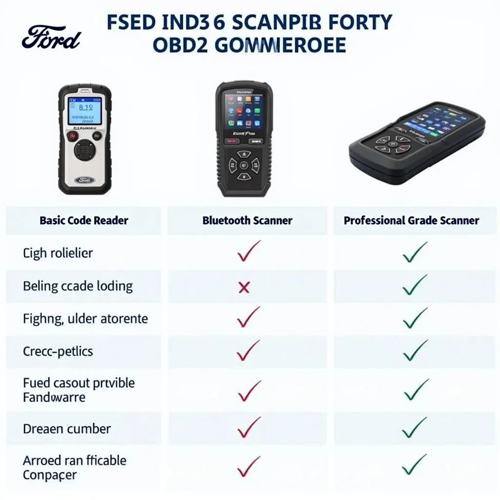 Different types of Ford OBD2 Scanners available