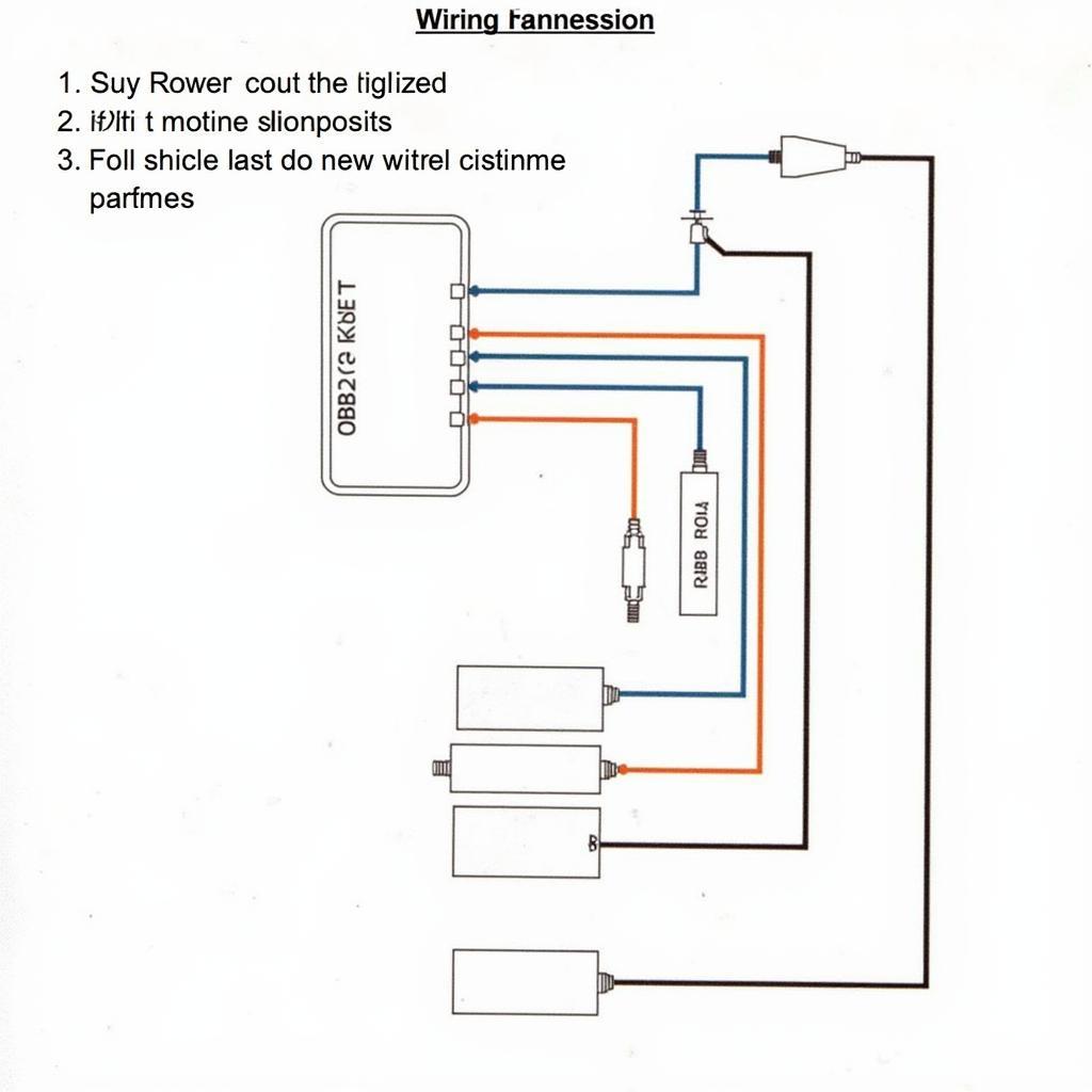 Ford OBD1 to OBD2 Wiring Diagram