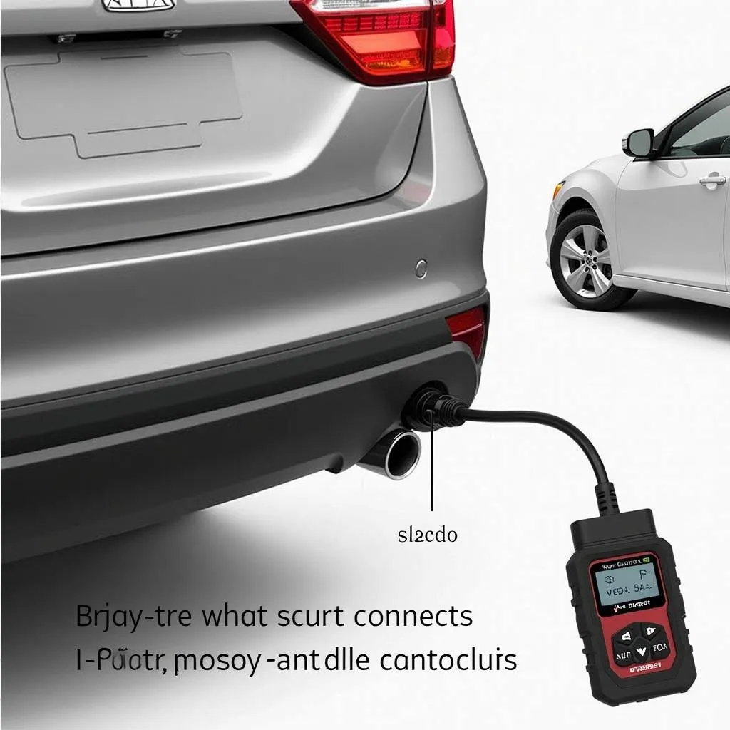 FORScan ELM327 adapter connected to a car's OBD2 port