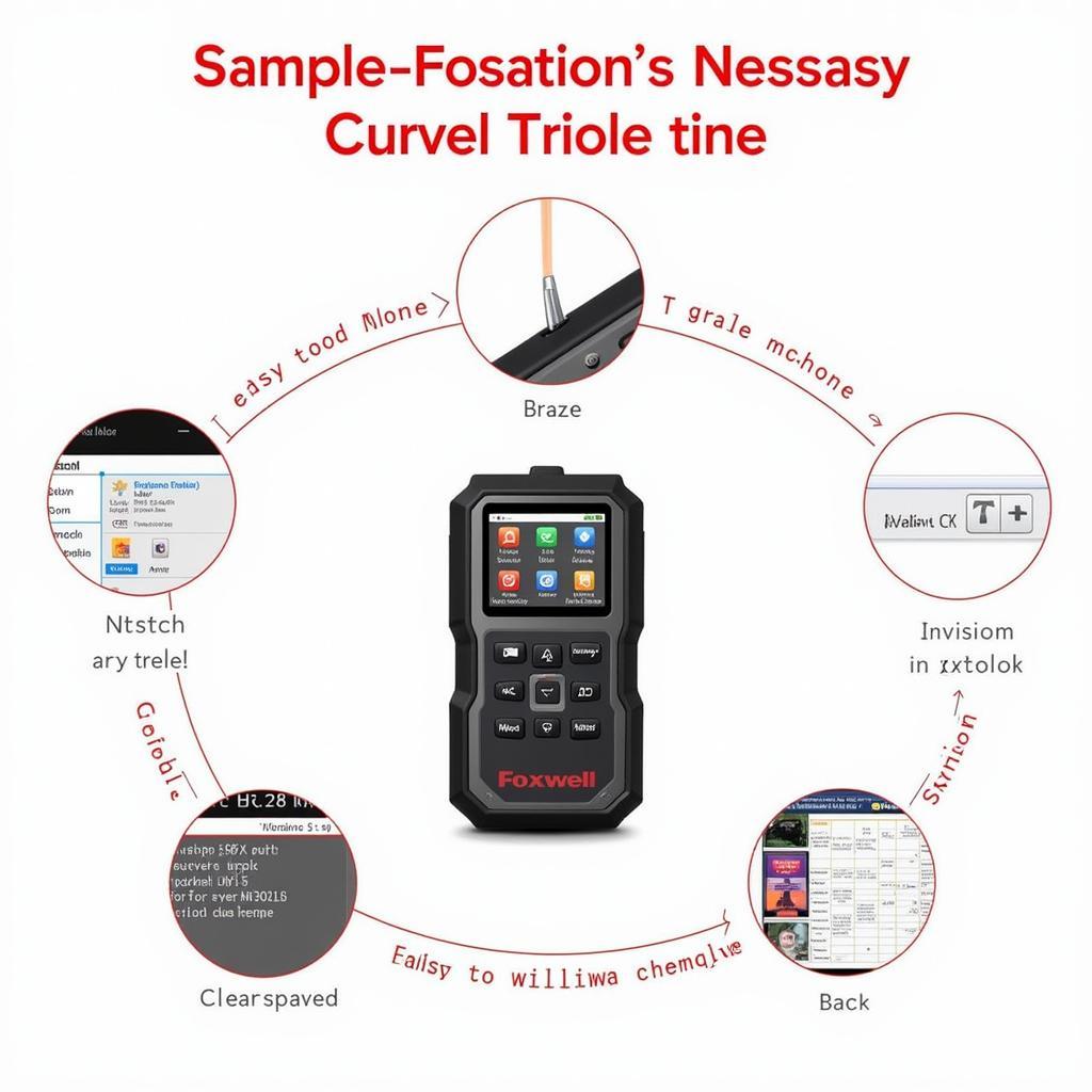 Interfaz de usuario del Foxwell NT201