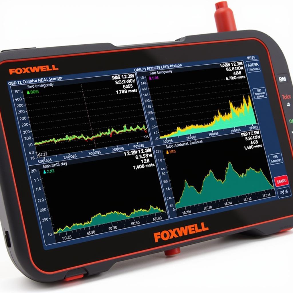 Foxwell OBD2 Scanner Displaying Advanced Features