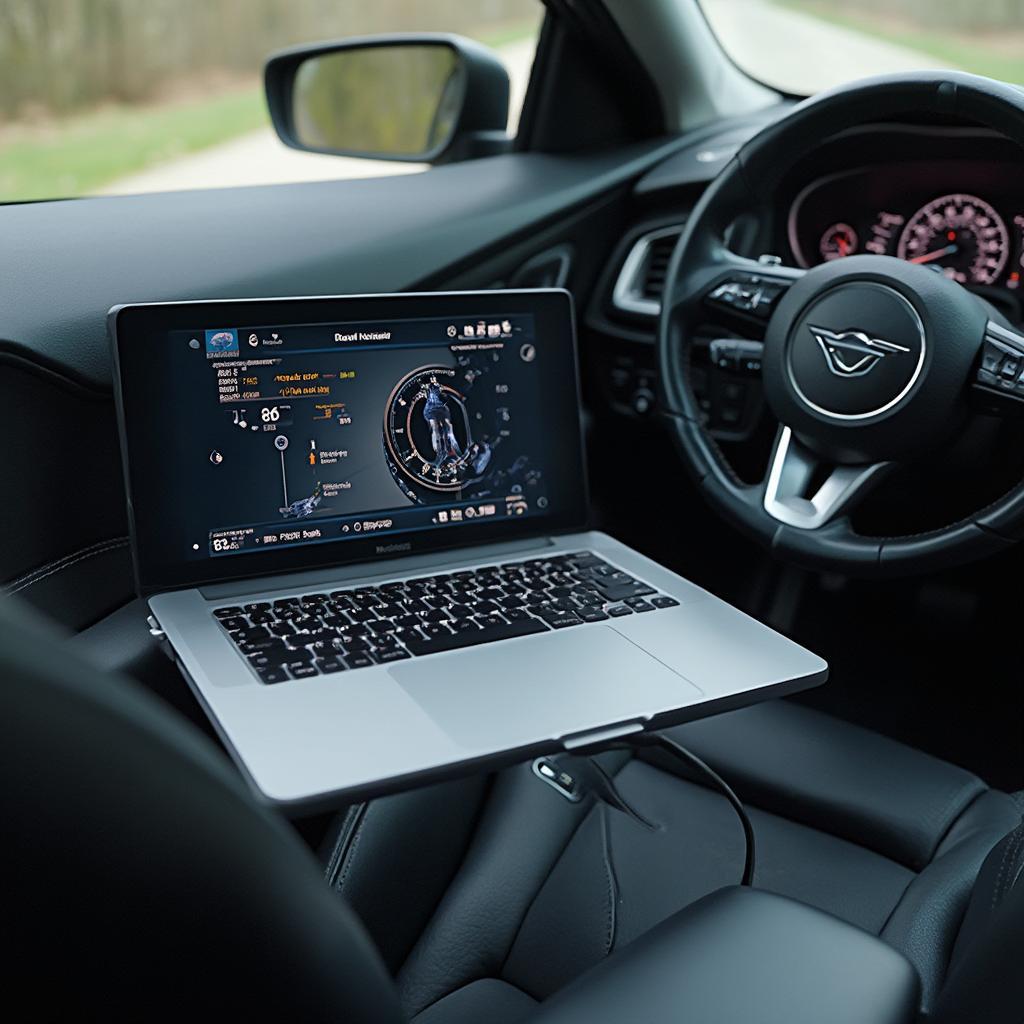 Free OBD2 Software on Mac Dashboard Display