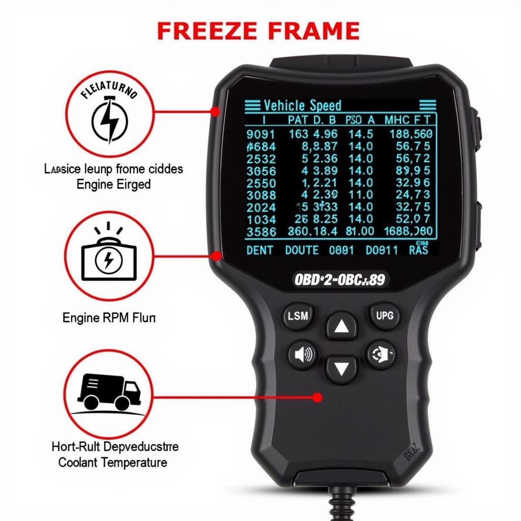 Example of Freeze Frame Data